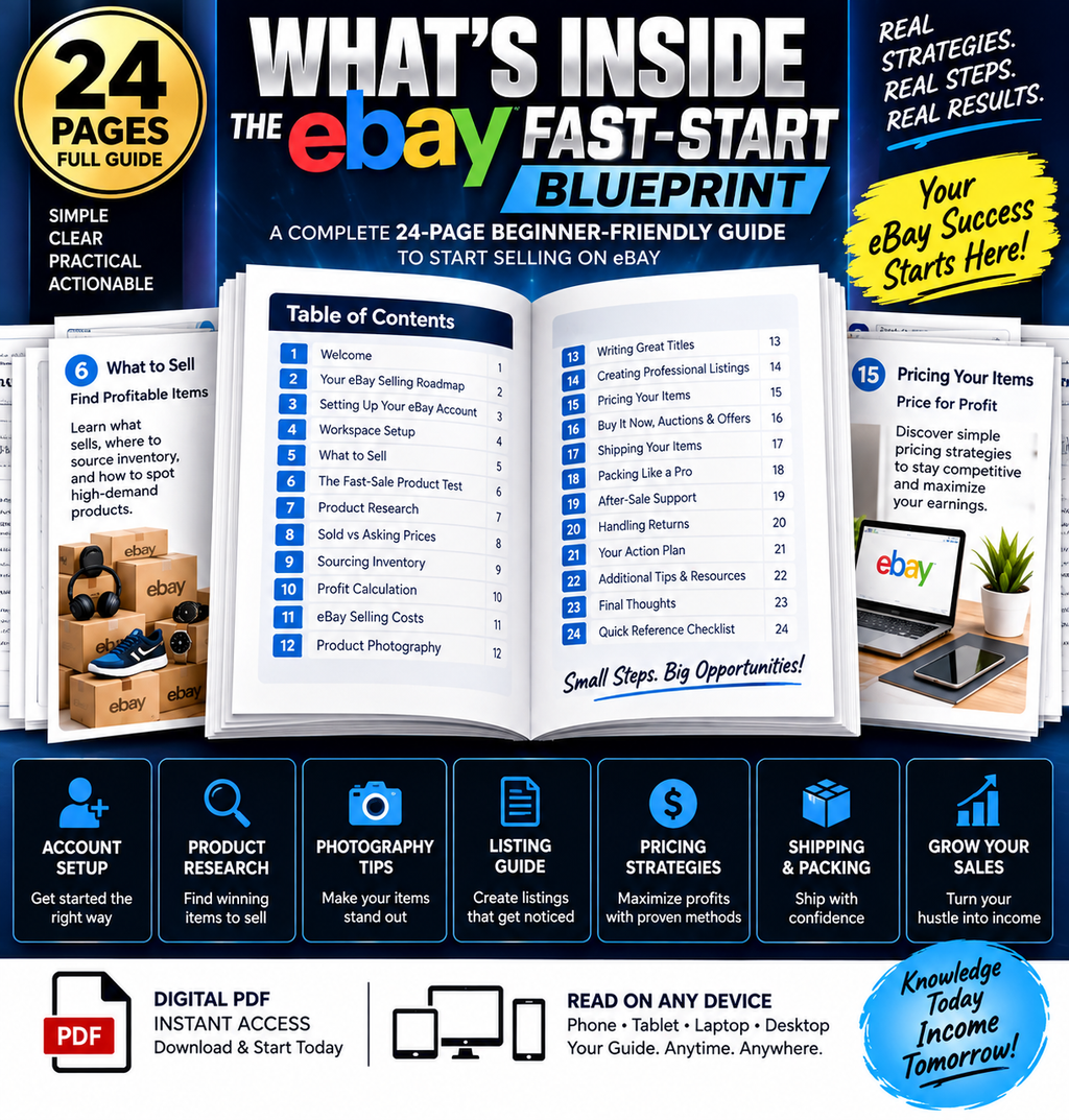 The eBay Fast-Start Blueprint
