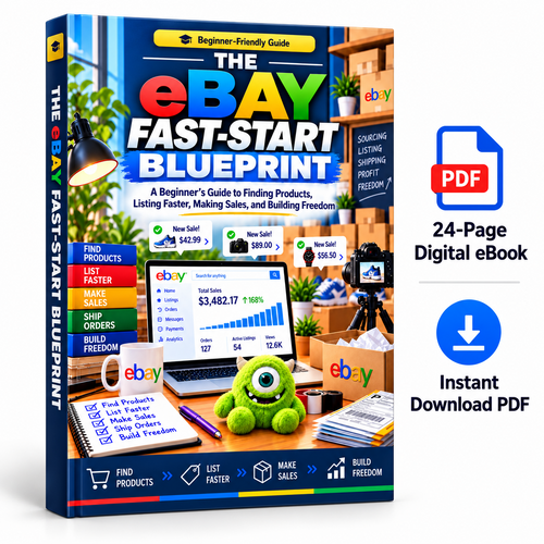 The eBay Fast-Start Blueprint 24-page digital ebook